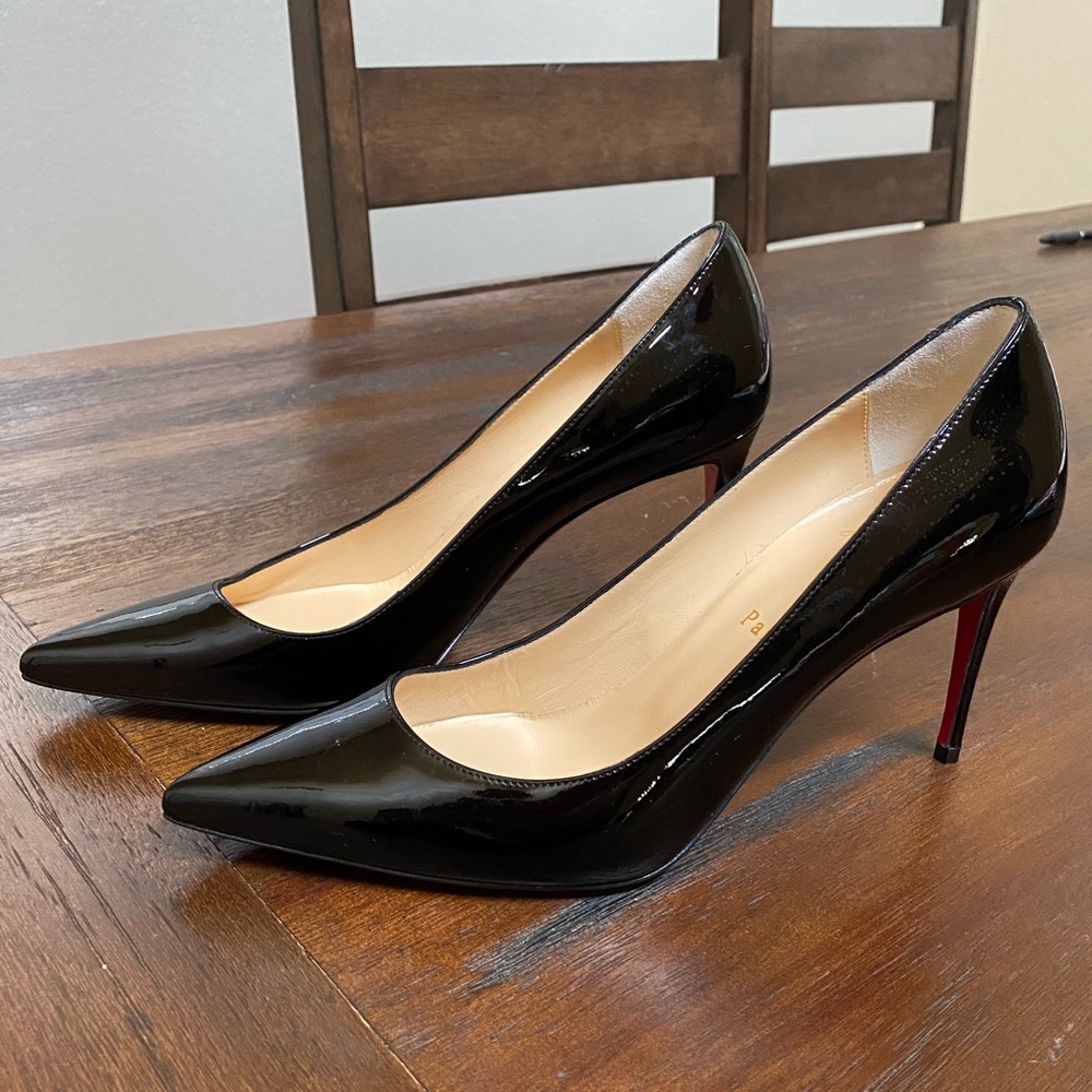 Christian Louboutin patent leather heels 37 1/2